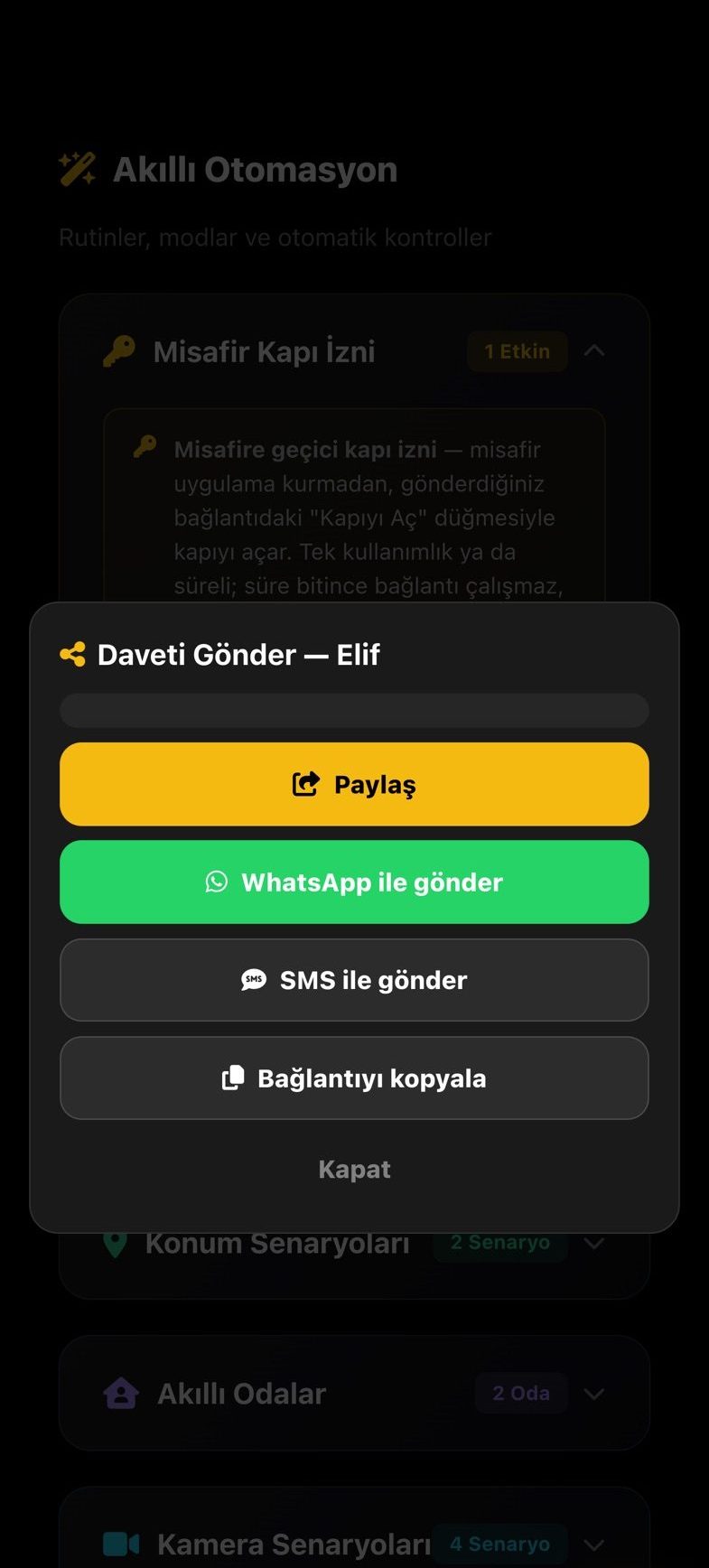 Misafir daveti